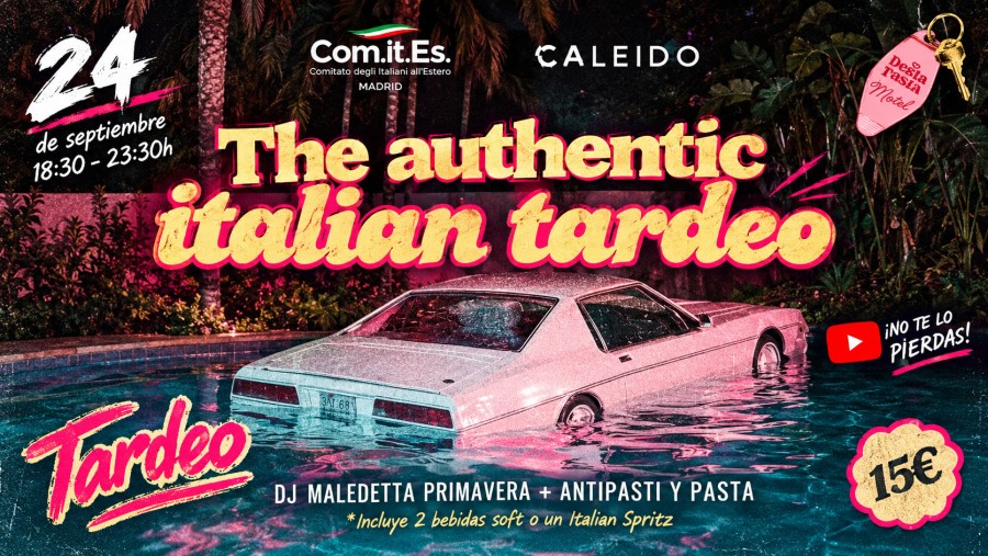 L&rsquo;autentico tardeo italiano arriva a Madrid!