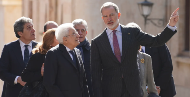 Il Capo dello Stato a Salamanca: onorificenza accademica dall'ateneo spagnolo