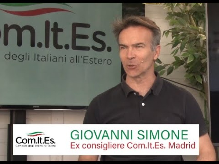 Incontri a Passione Italia - Giovanni Simone, ex consigliere Com.It.Es Madrid