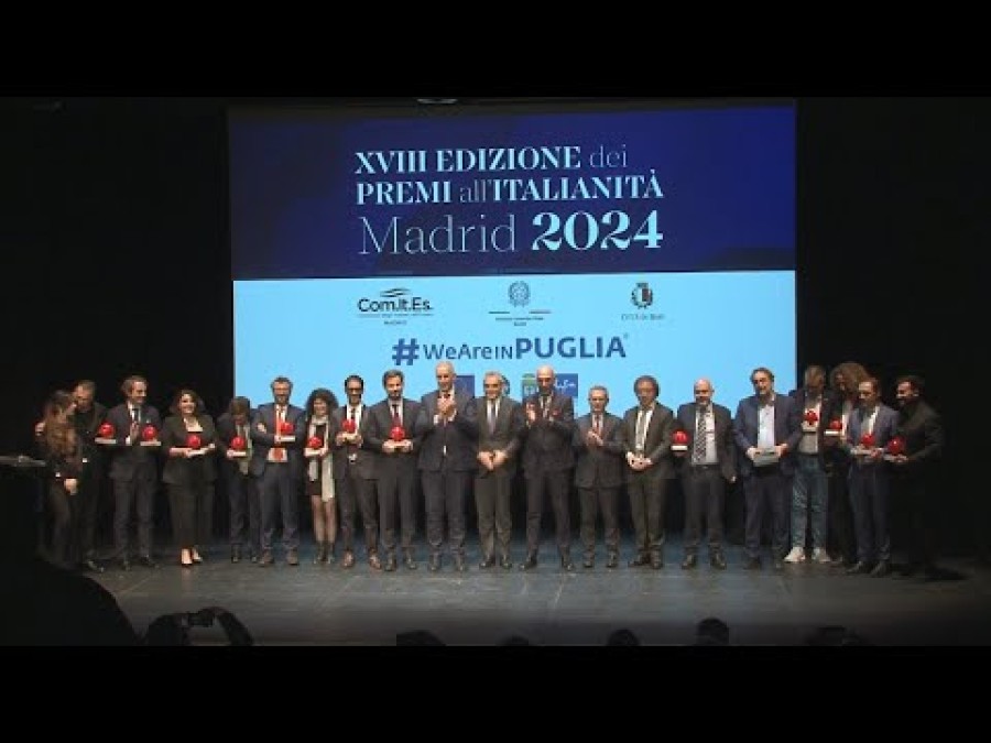  XVIII Edizione dei Premi all'Italianit&agrave; 2024 del ComItEs di Madrid